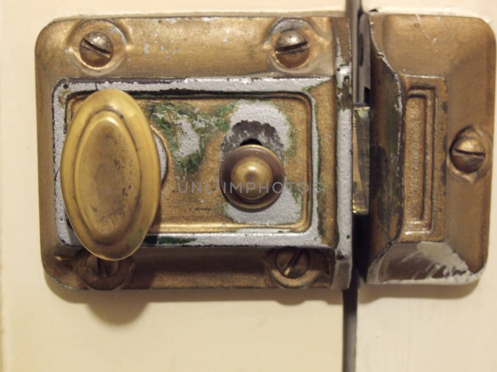 Old Brass Door Lock