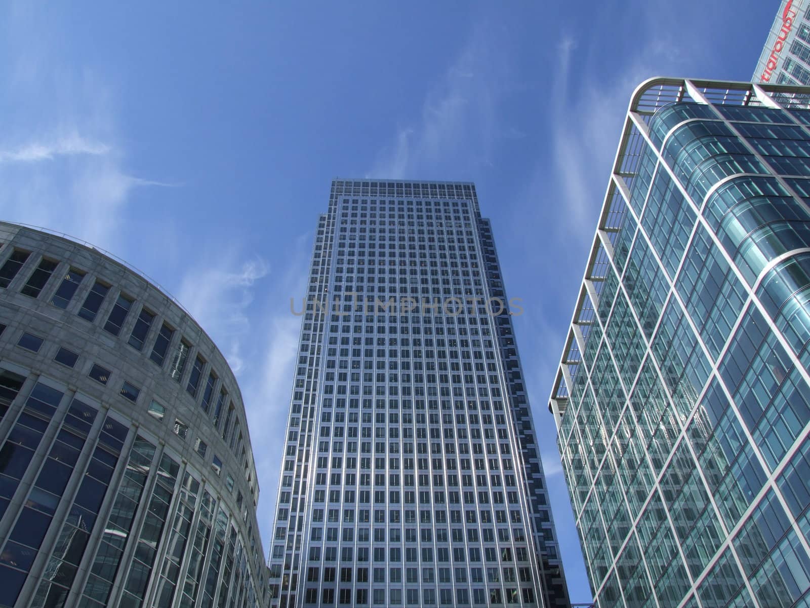 Skyscraper and Blue Sky by steveabcuk