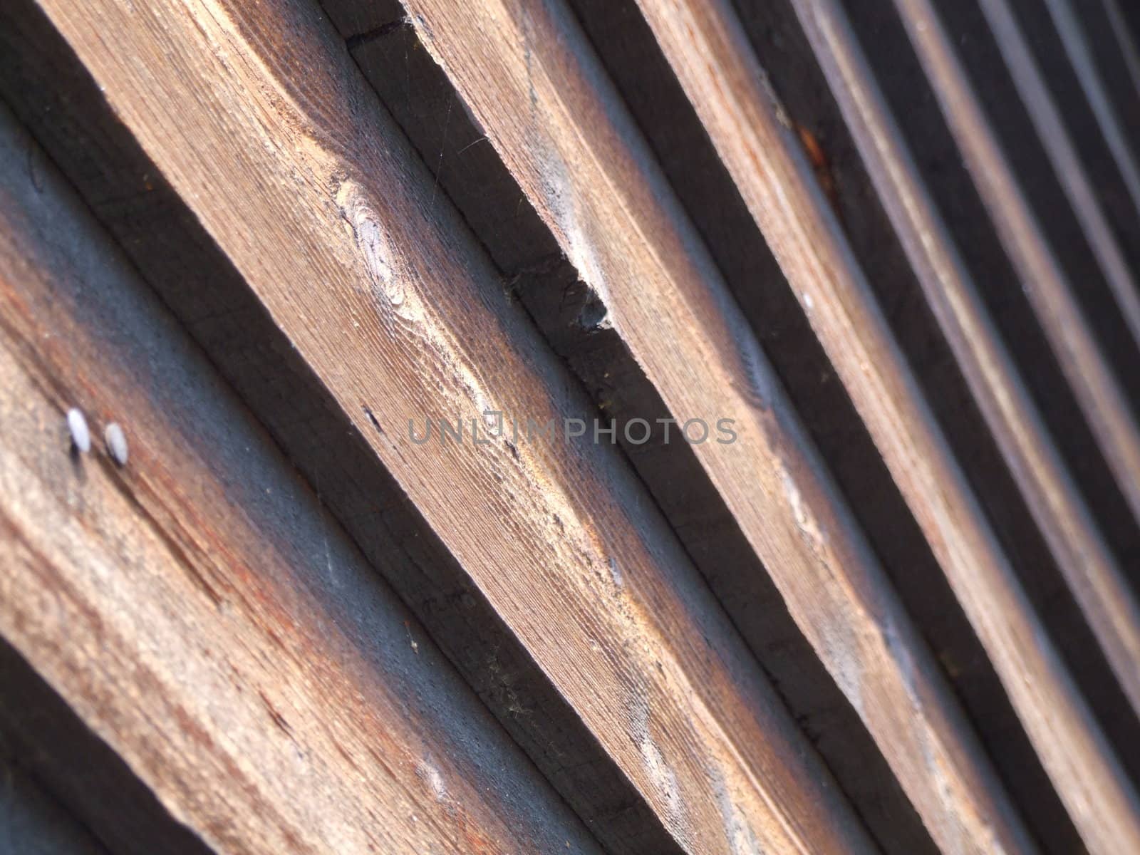 Wooden Slatted Boards Abstract