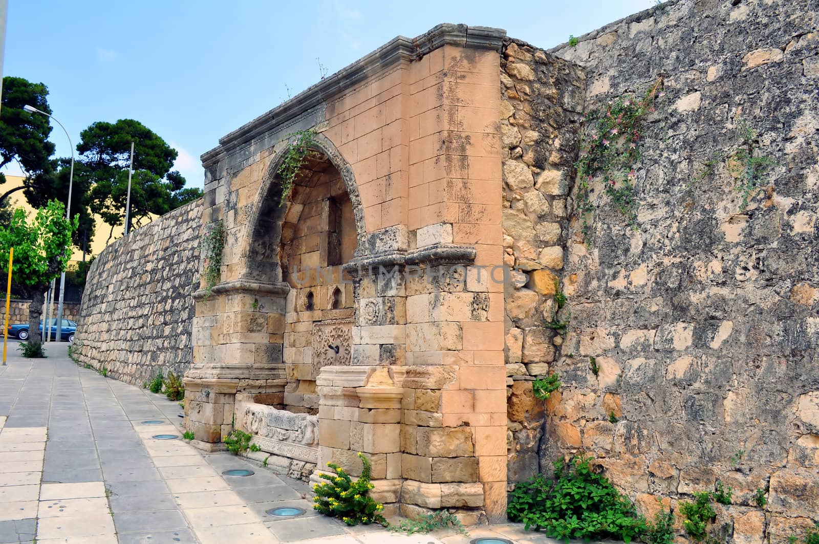 Travel photography: Historical site in the city of Heraklion (Iraklion), 

Crete