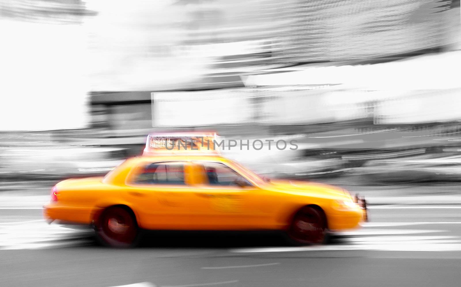 Taxi at times square by gary718