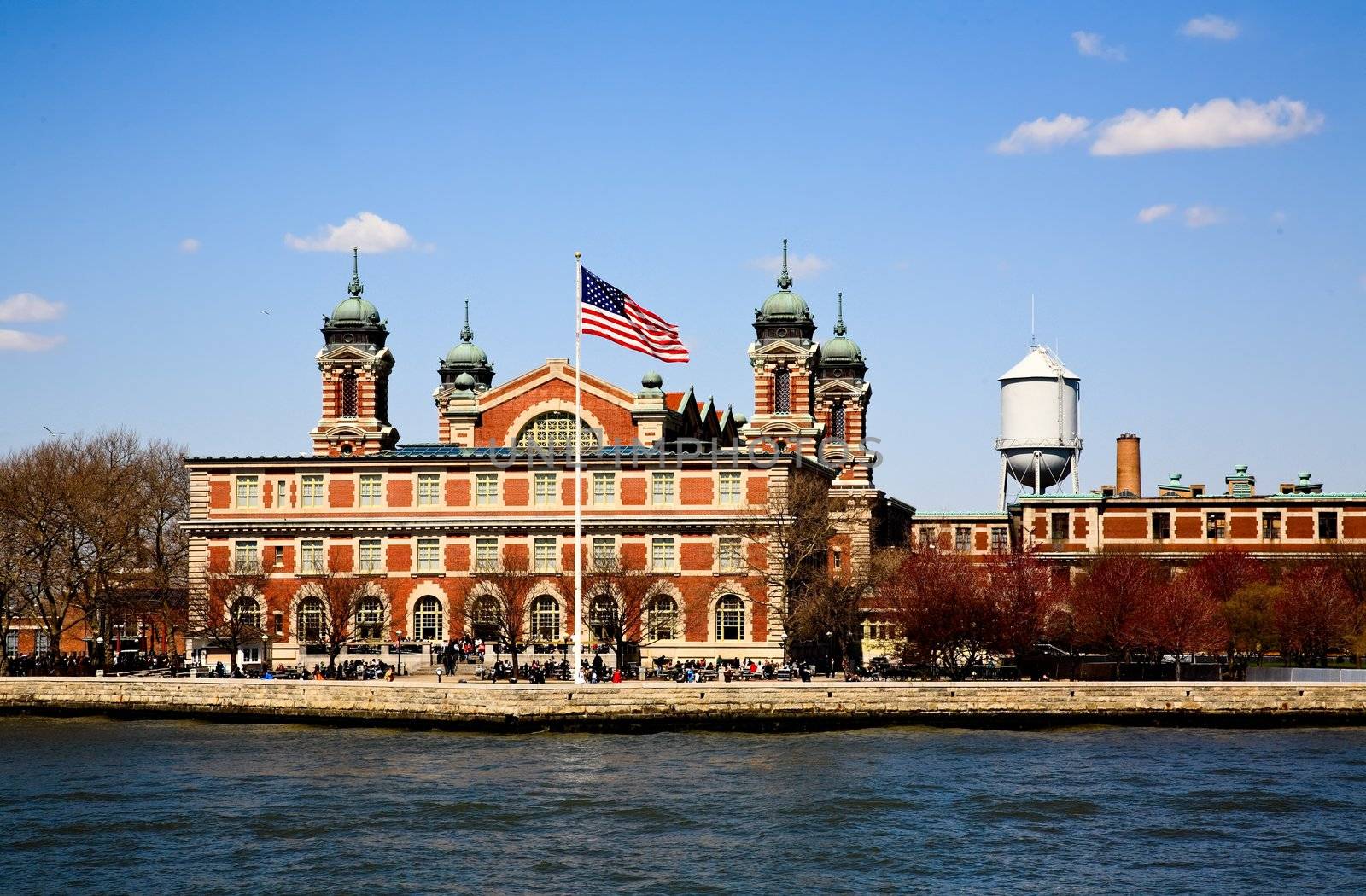 The main immigration building on Ellis Island by gary718