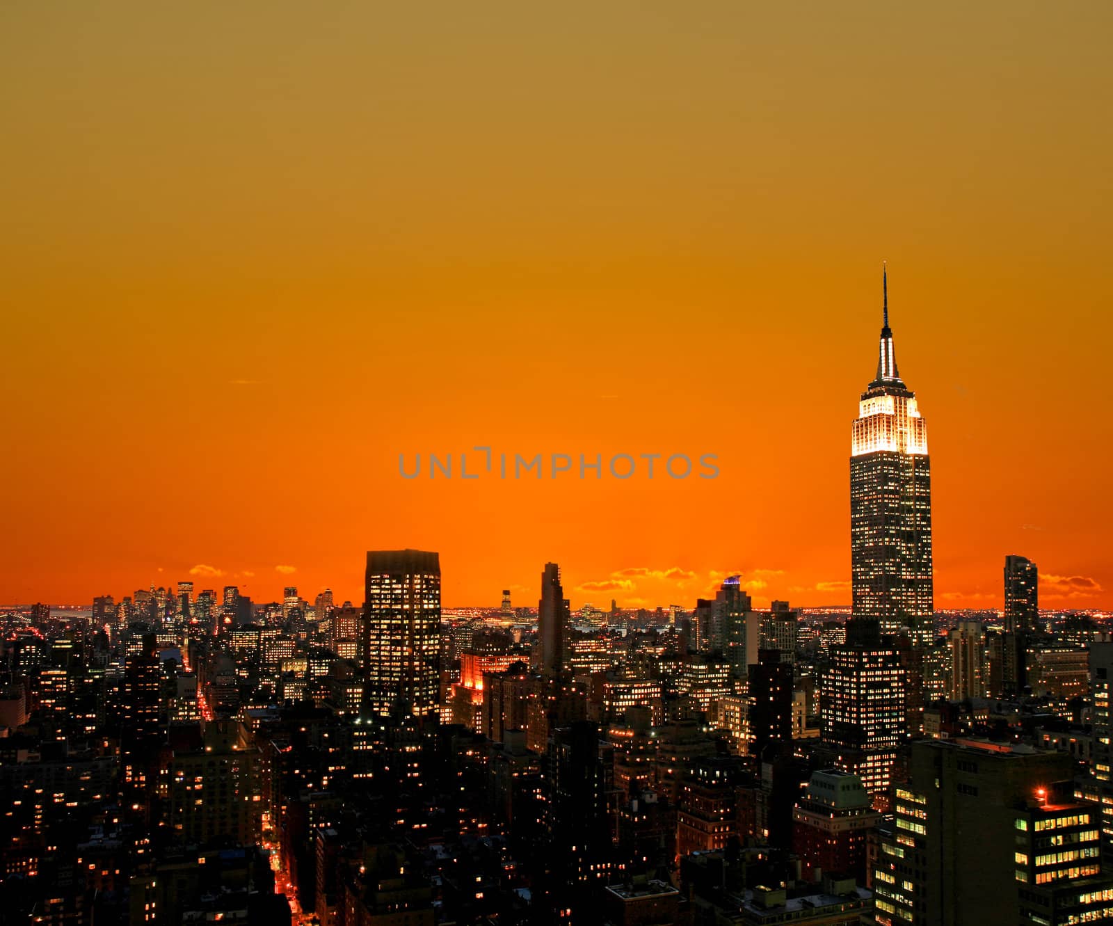The New York City midtown skyline by gary718