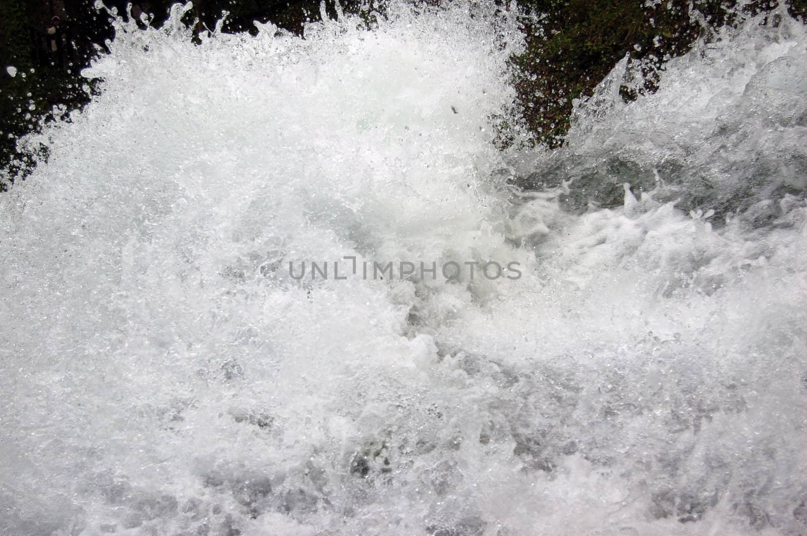 Power of Water - Marmore falls detail - Best of Italy