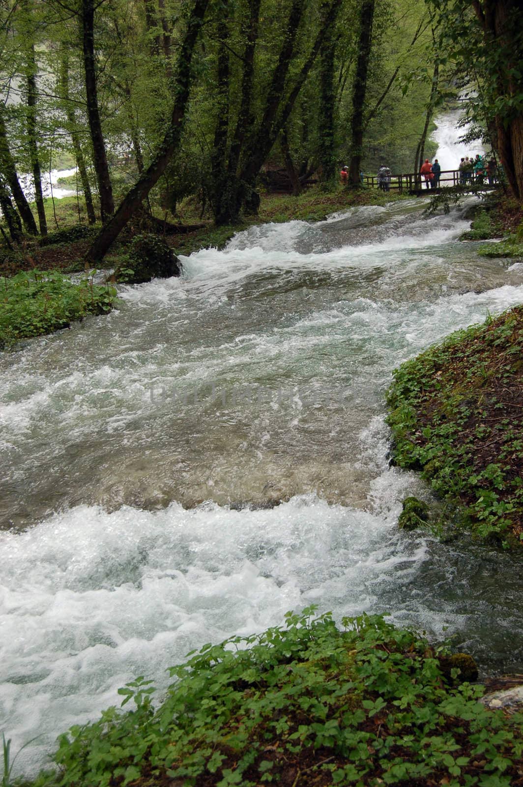 Power of Water - Marmore falls detail - Best of Italy