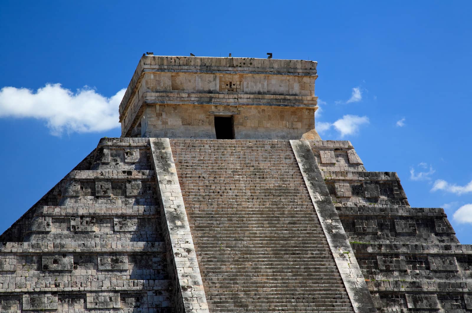 The temples of chichen itza temple in Mexico by gary718