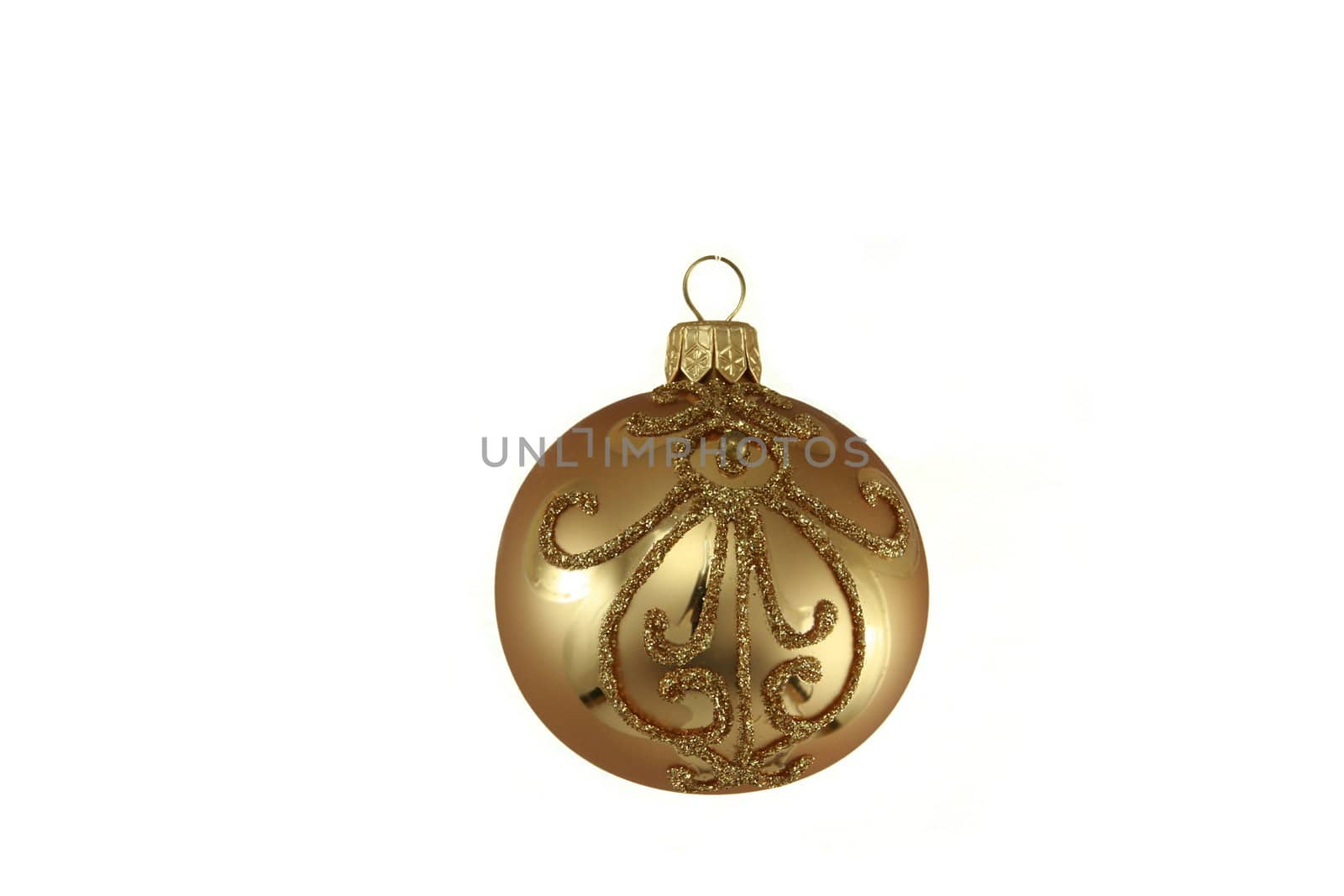 yellow decorative christmas ball