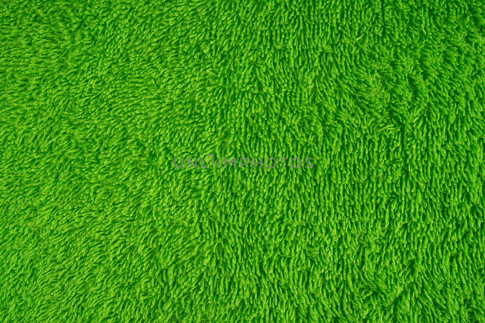 green soft fabric textured background