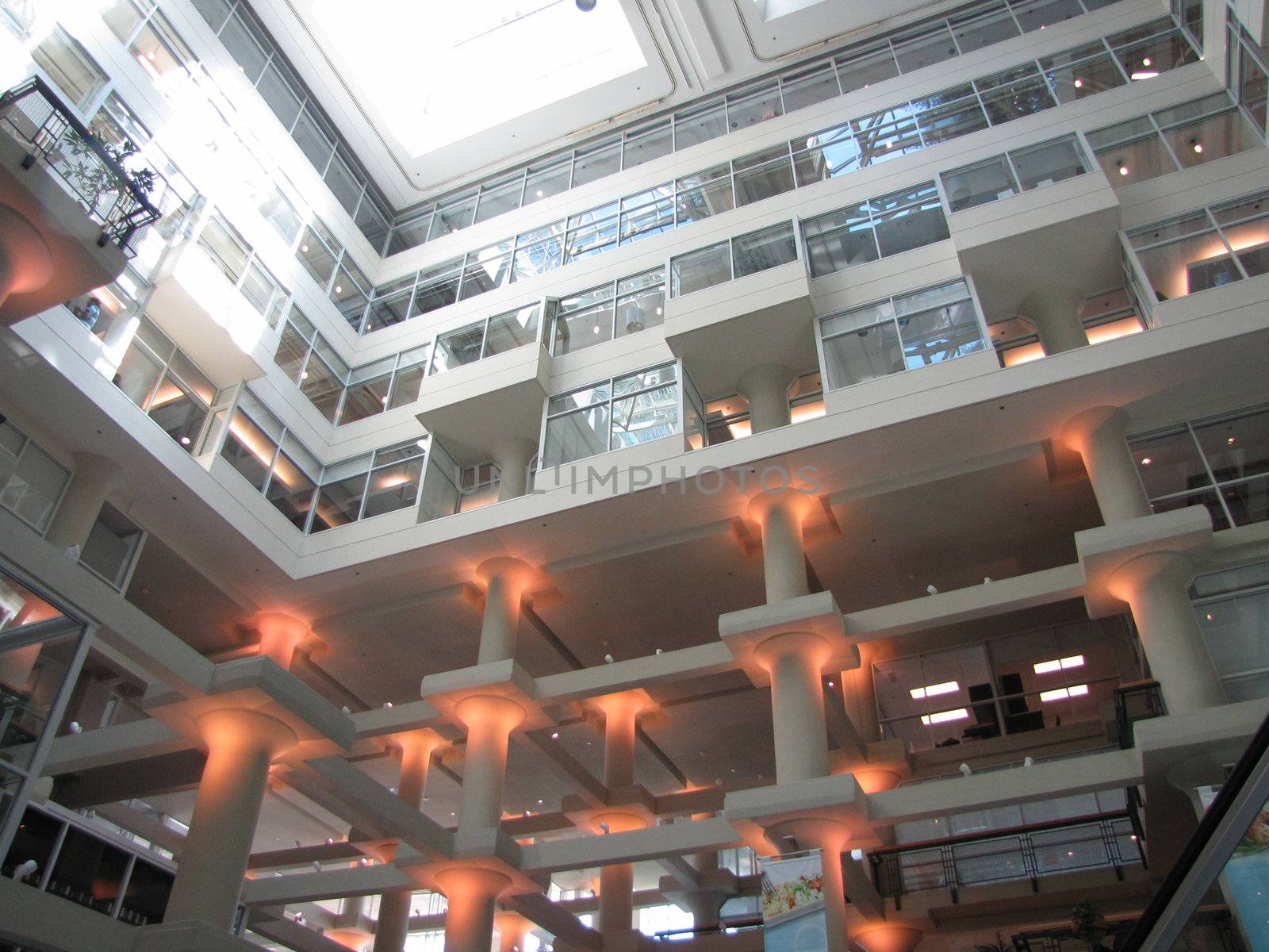 architecture interior of a modern business building