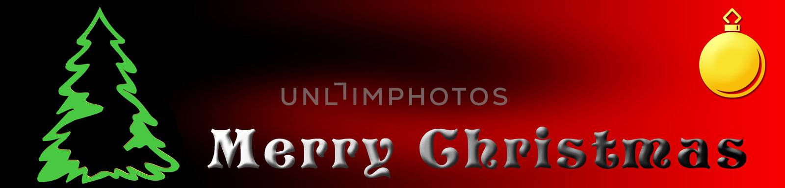 Illustration of Christmas for web banners or graphics
