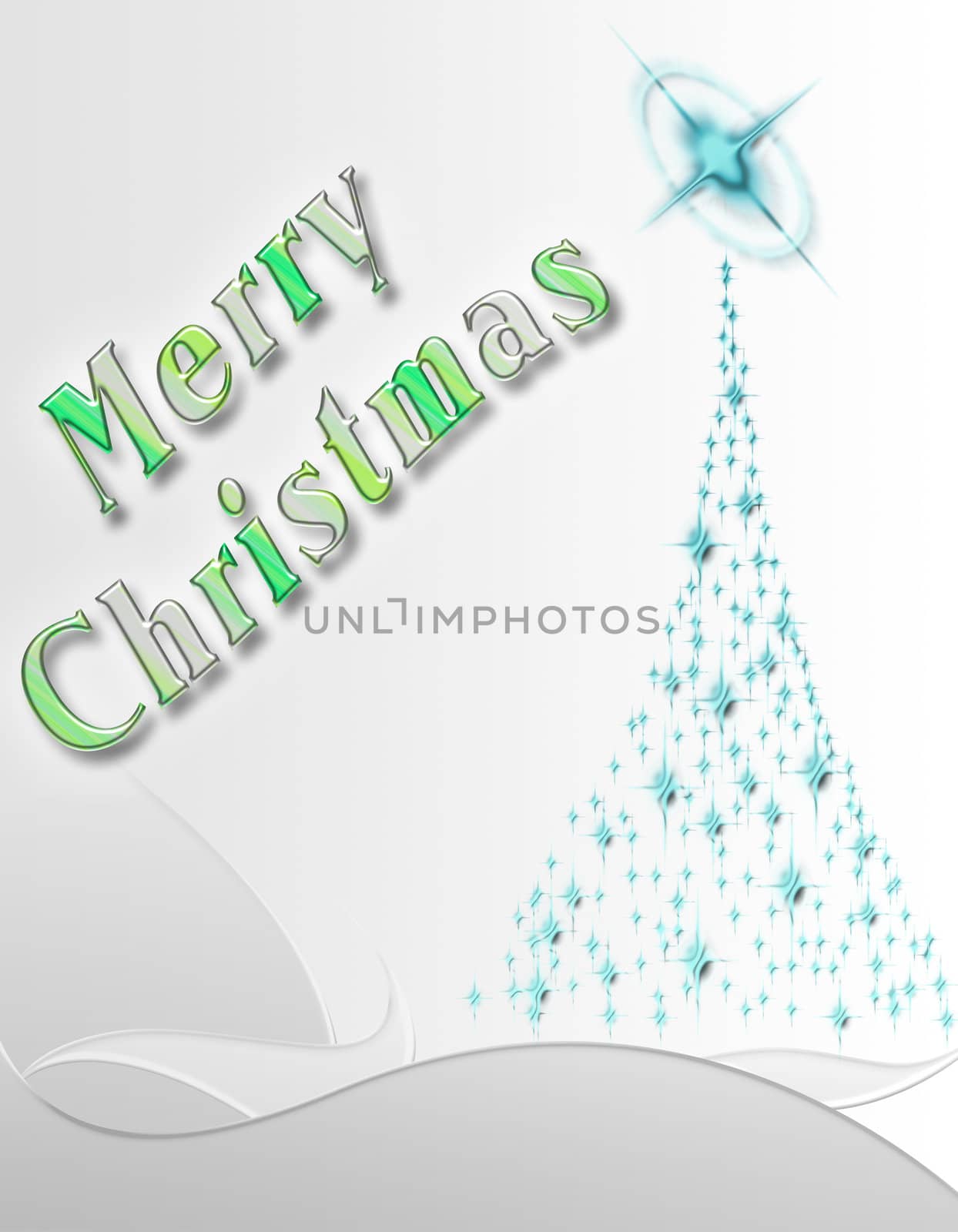 Illustration of Christmas for graphics or background
