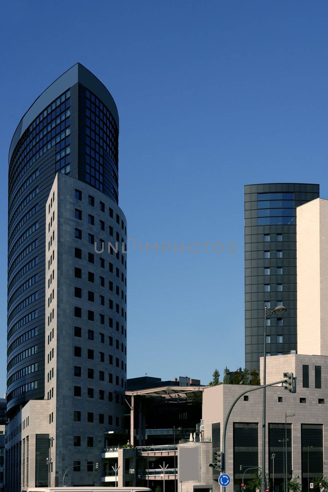 City scape urban scene in Valencia Spain by lunamarina