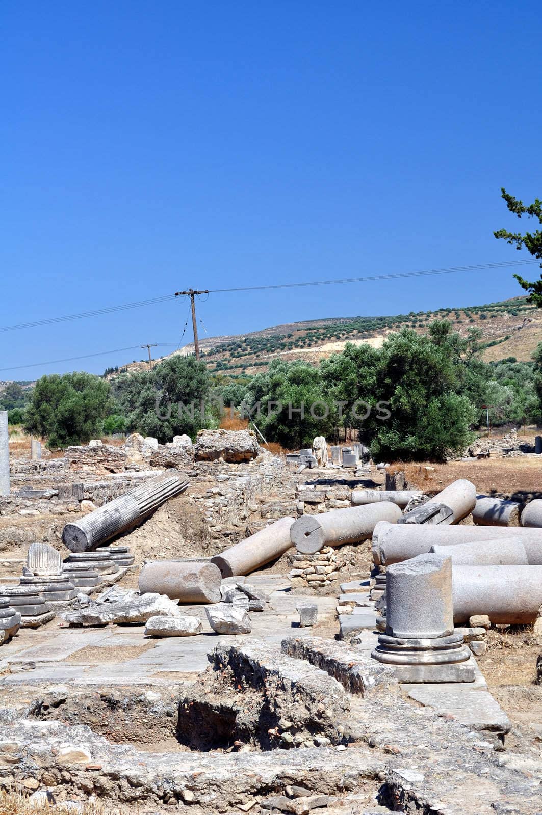 Travel photography: Praetorium. Archaeological site of Gortyn, Crete, 

Greece