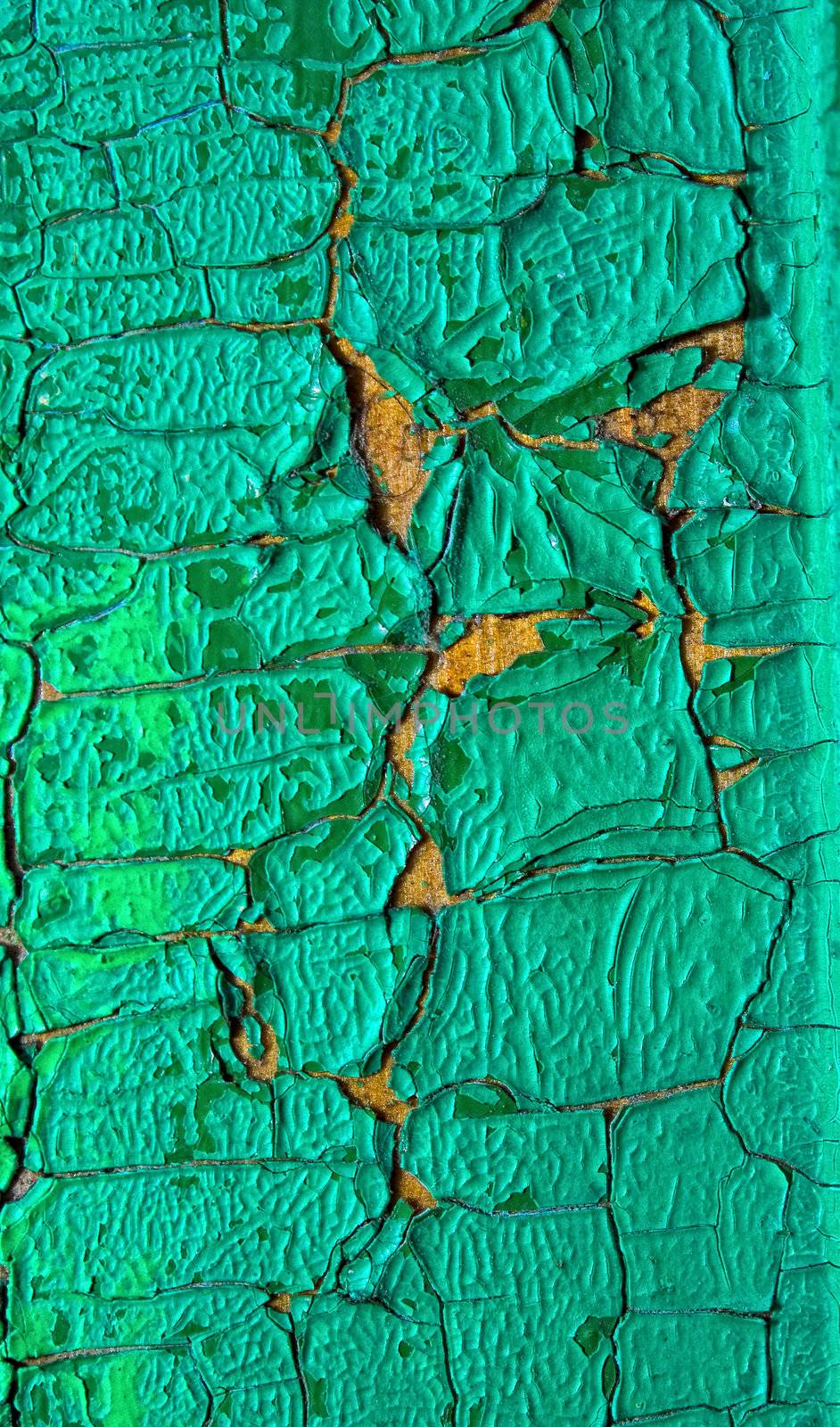 texture of old paint on wood and stone