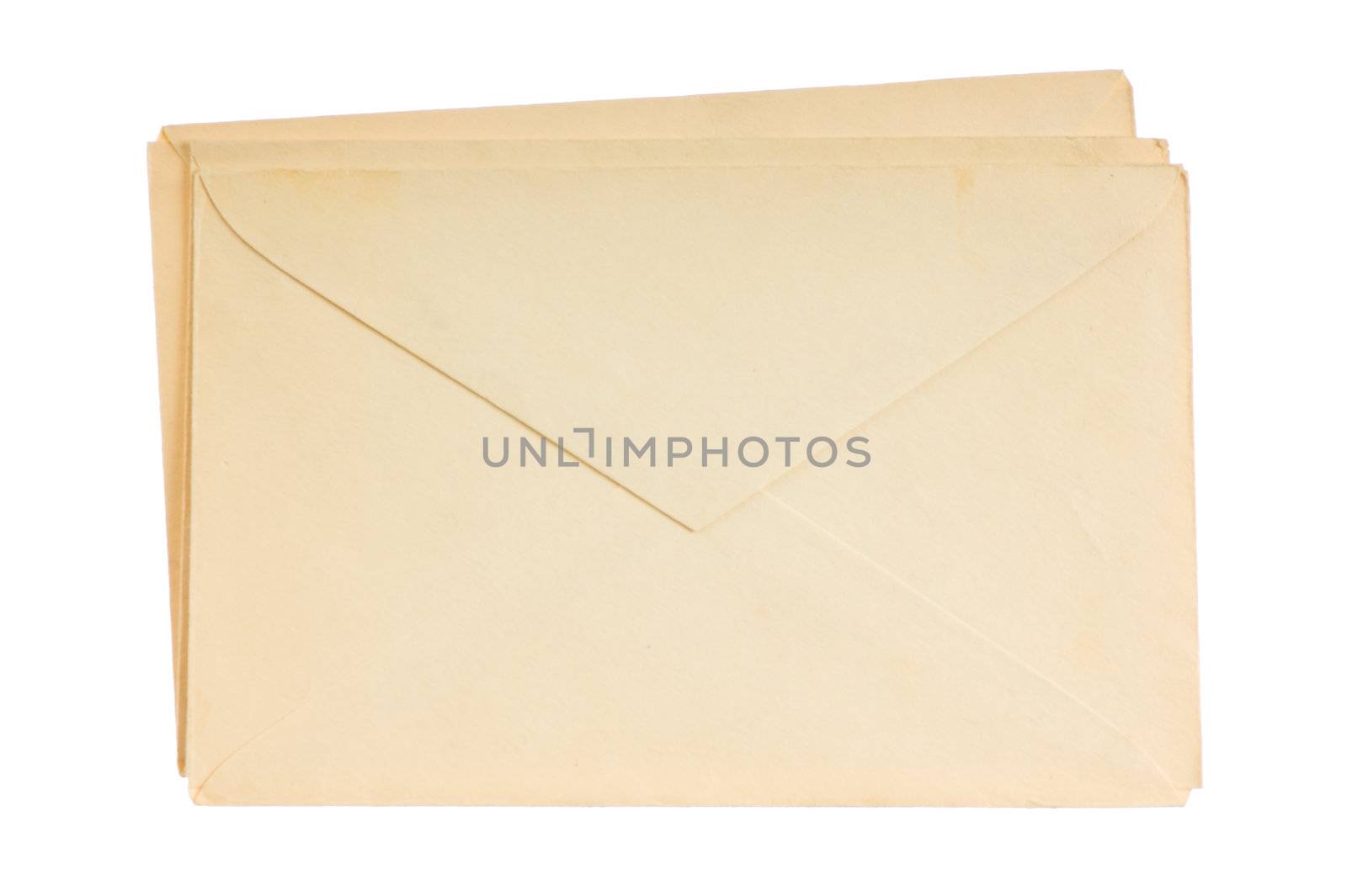 envelopes for letters isolated on white background