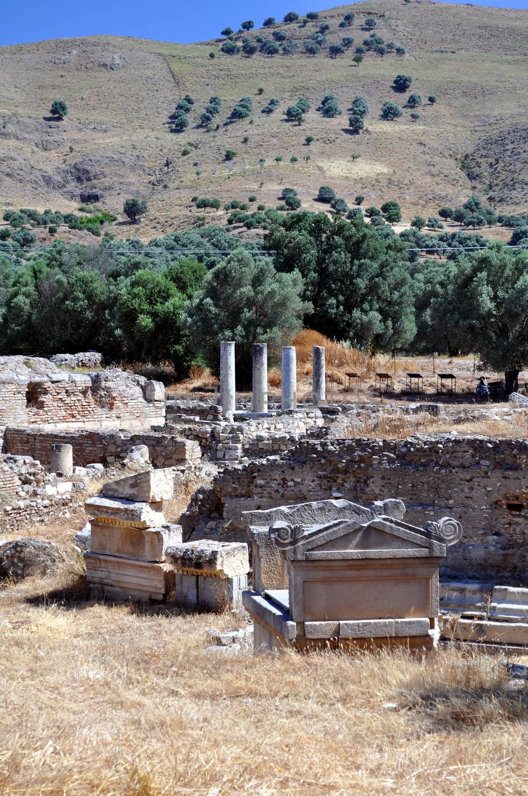 Travel photography: Praetorium. Archaeological site of Gortyn, Crete, 

Greece