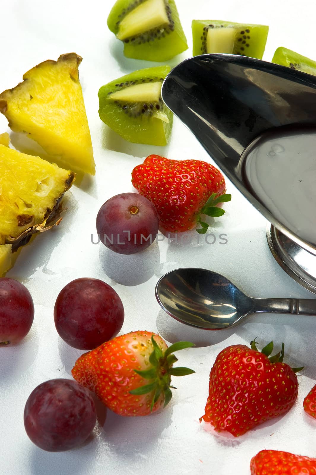 Fruit on a plate by oleg_zhukov