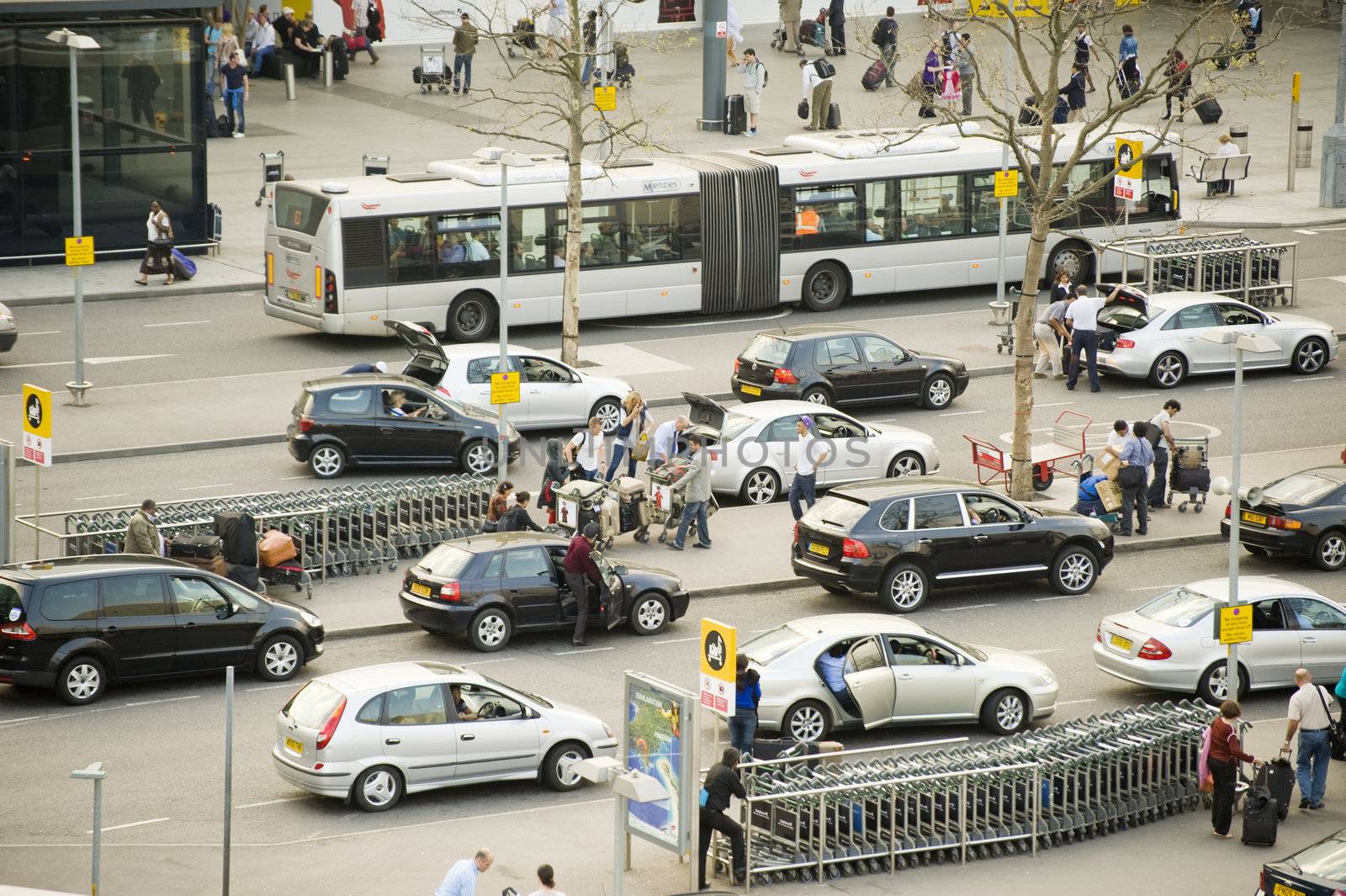 London Heathrow airport parking taken on April 2011