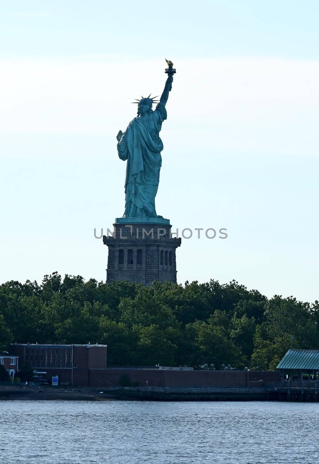 The Statue of Liberty -  from the Liberty State Park