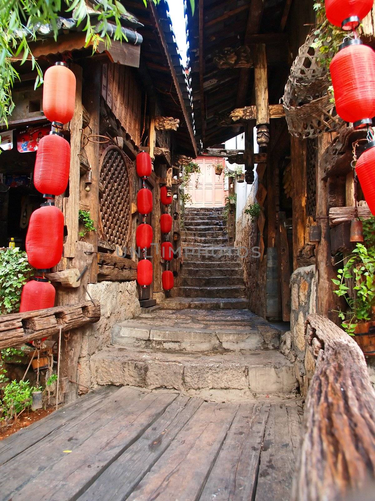 A tourist favorite historic town - Lijiang in Yunnan province China