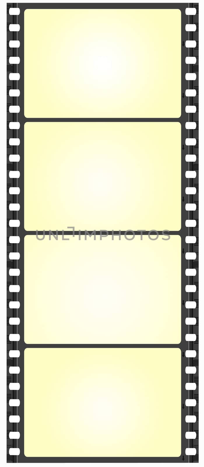 Abstract image of the wide film strip