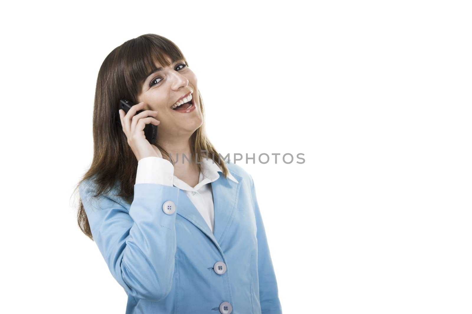 Happy businesswoman by Iko