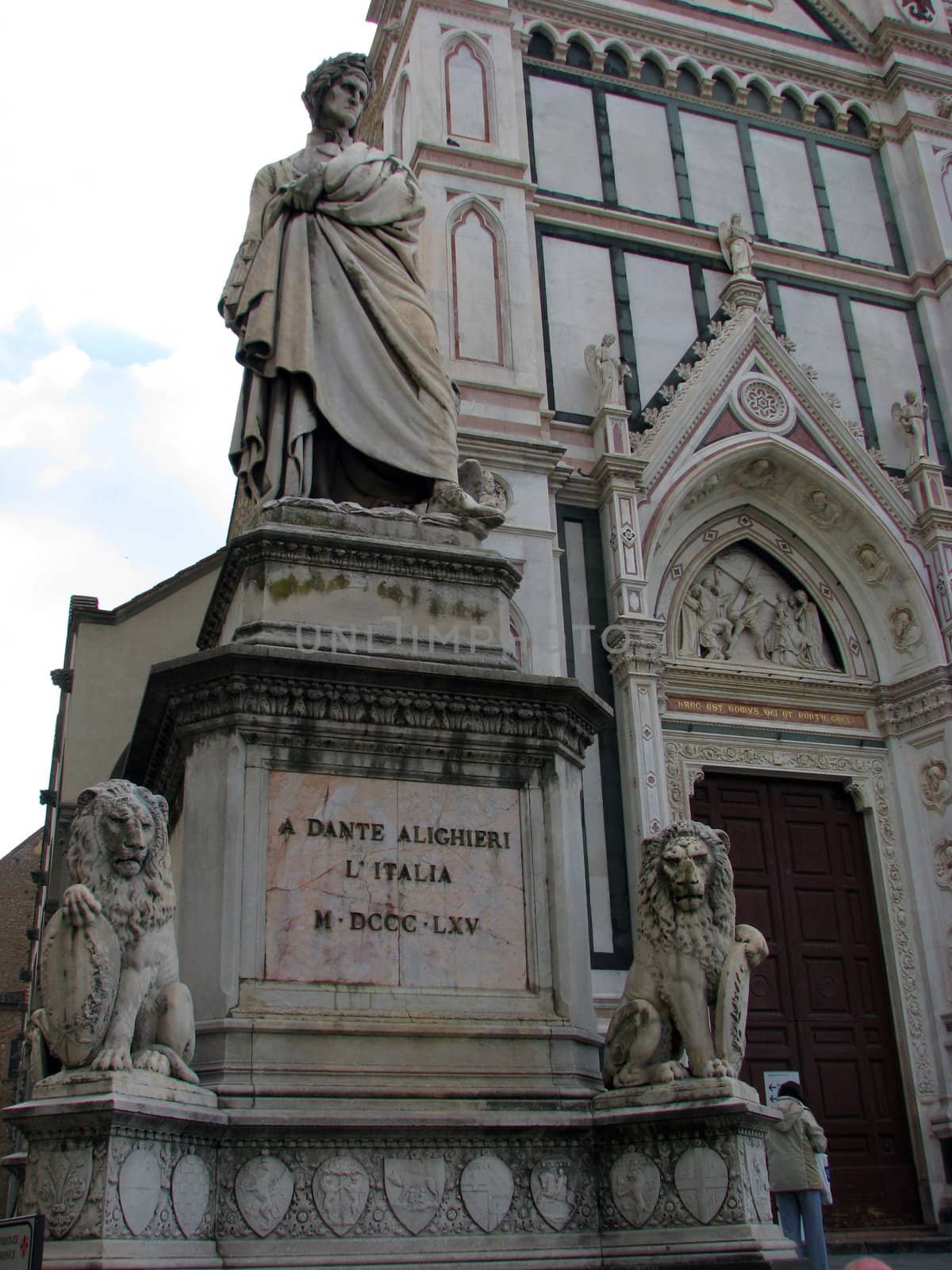 Dante Memorial Statue in Florence by bellafotosolo