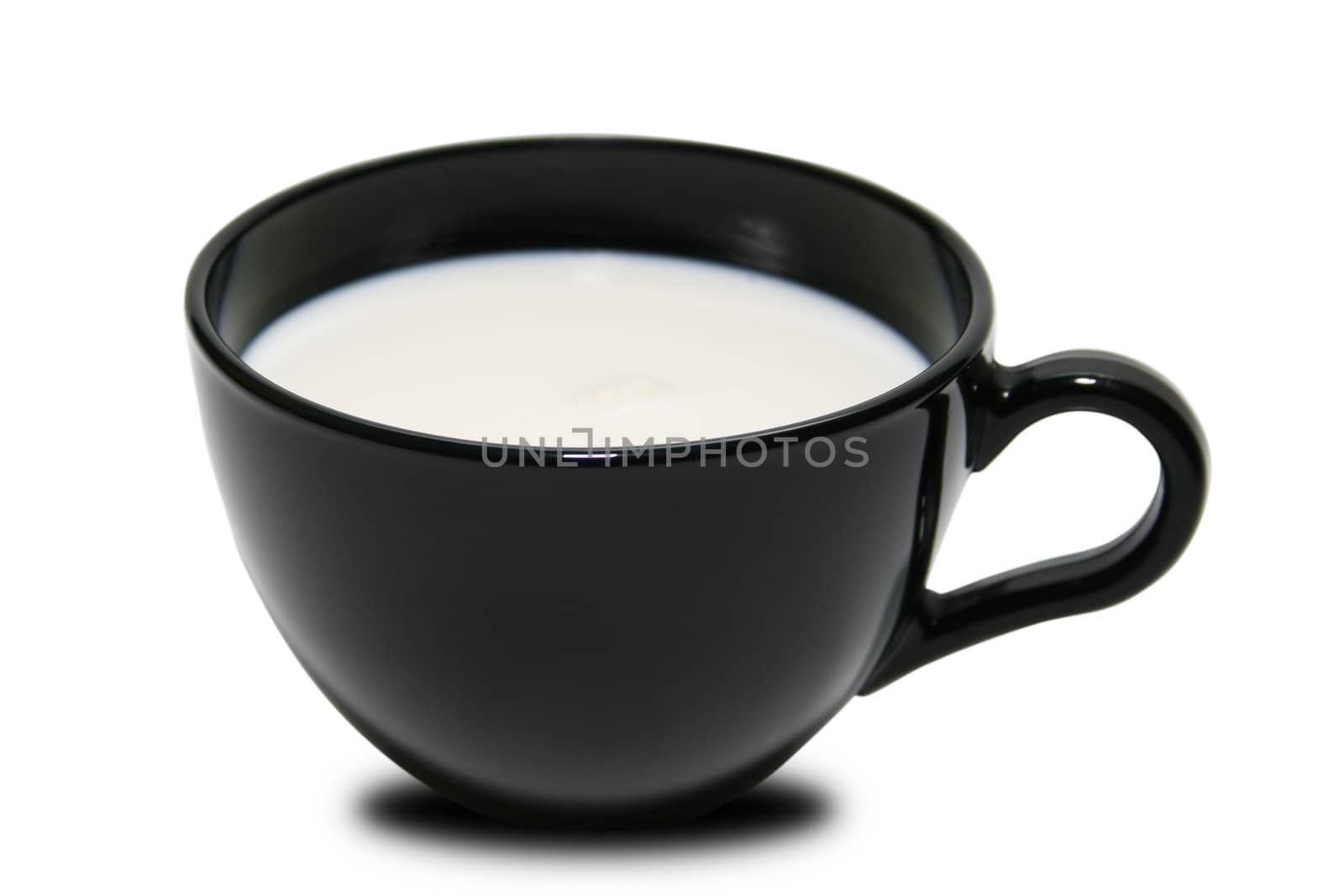 Cup with milk by terex