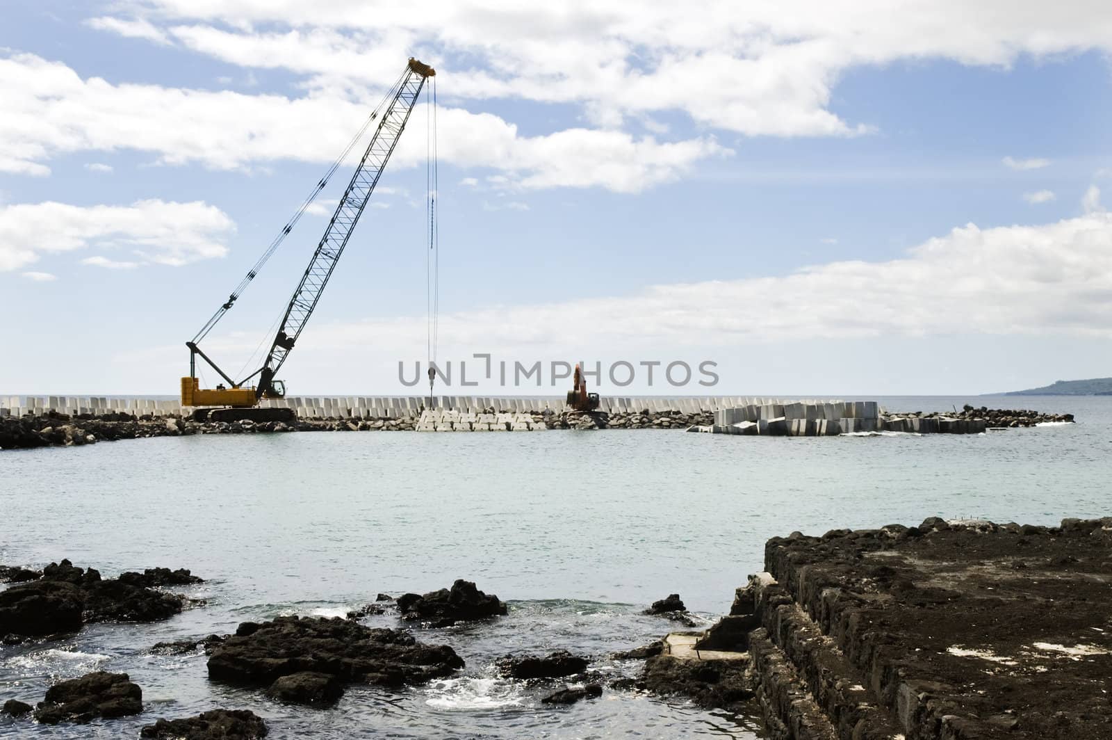 Pier construction by mrfotos