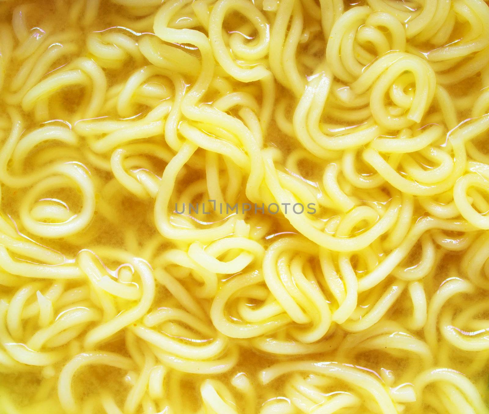 close up of asian noodle soup
