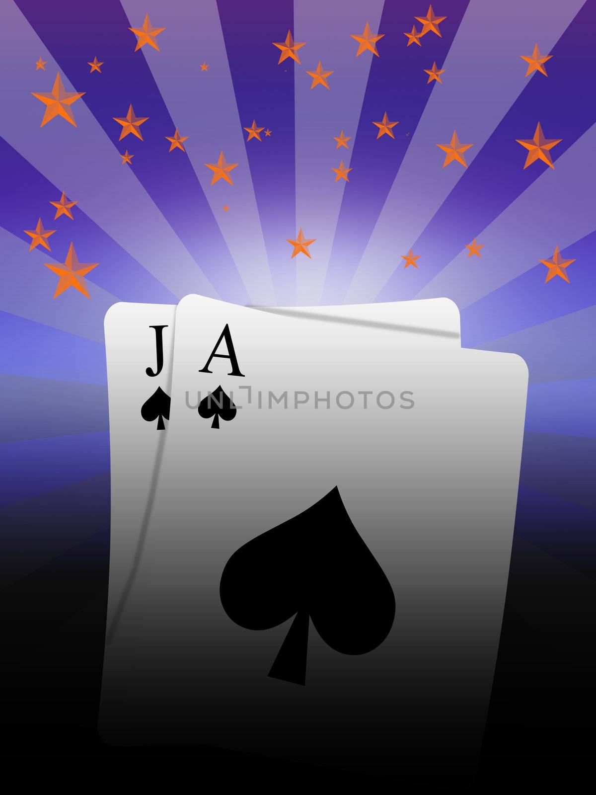 winning combination in the game of black jack
