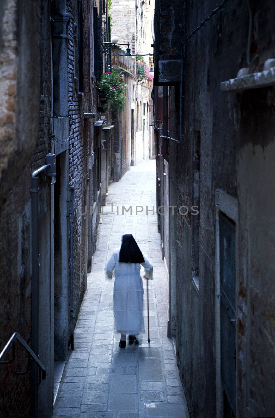 Woman In Venice, Italy