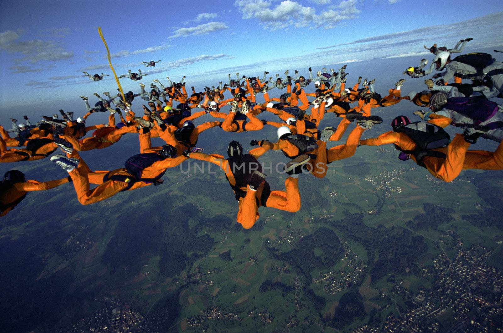 Skydiving Formation