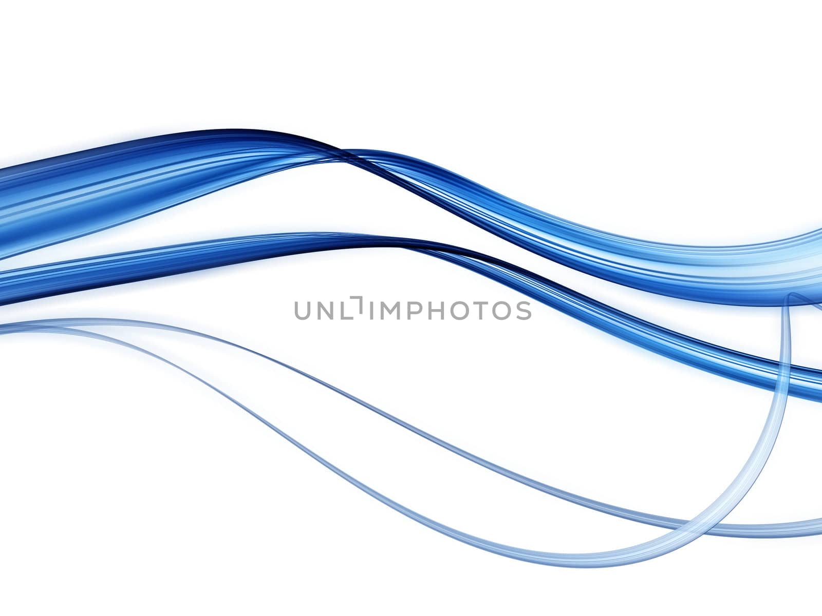 Abstract blue wave by chrisroll