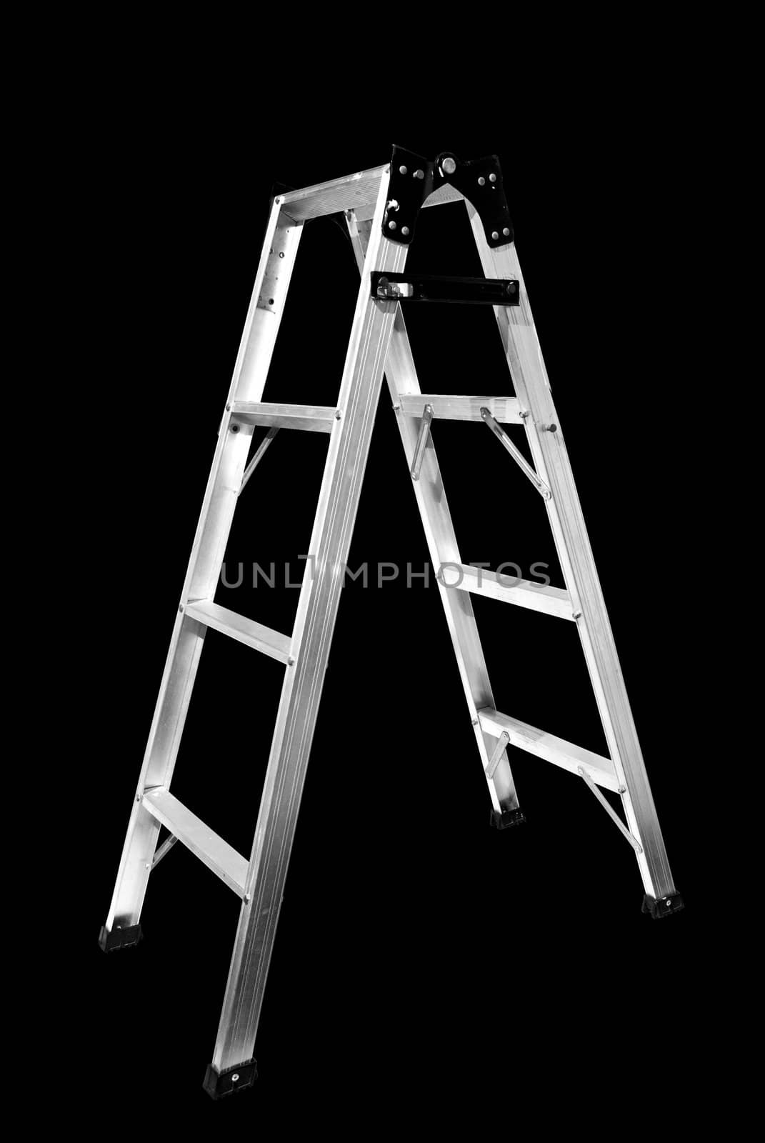 Ladder Isolated on black background