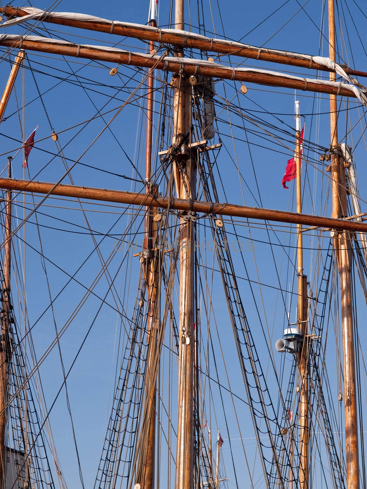 Traditional sailing group of vintage wooden sailboats tallships