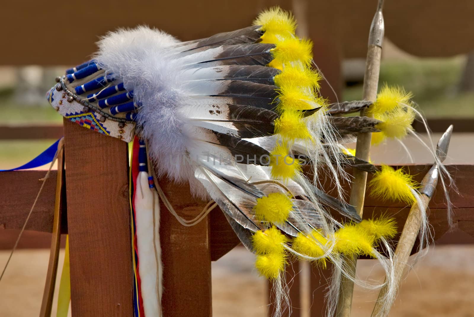  headdress of Native north American Indian  by foryouinf
