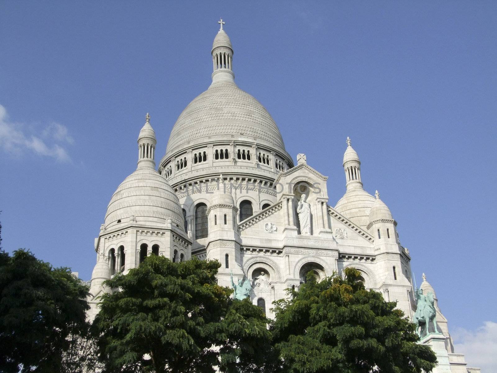 Sacre-Coeur Basilica at the Montmatre in Paris