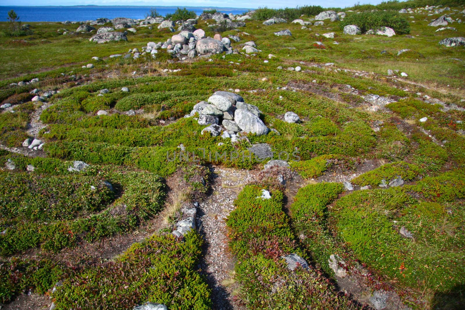 Stone Labyrinth -Solovetsky Islands  by foryouinf