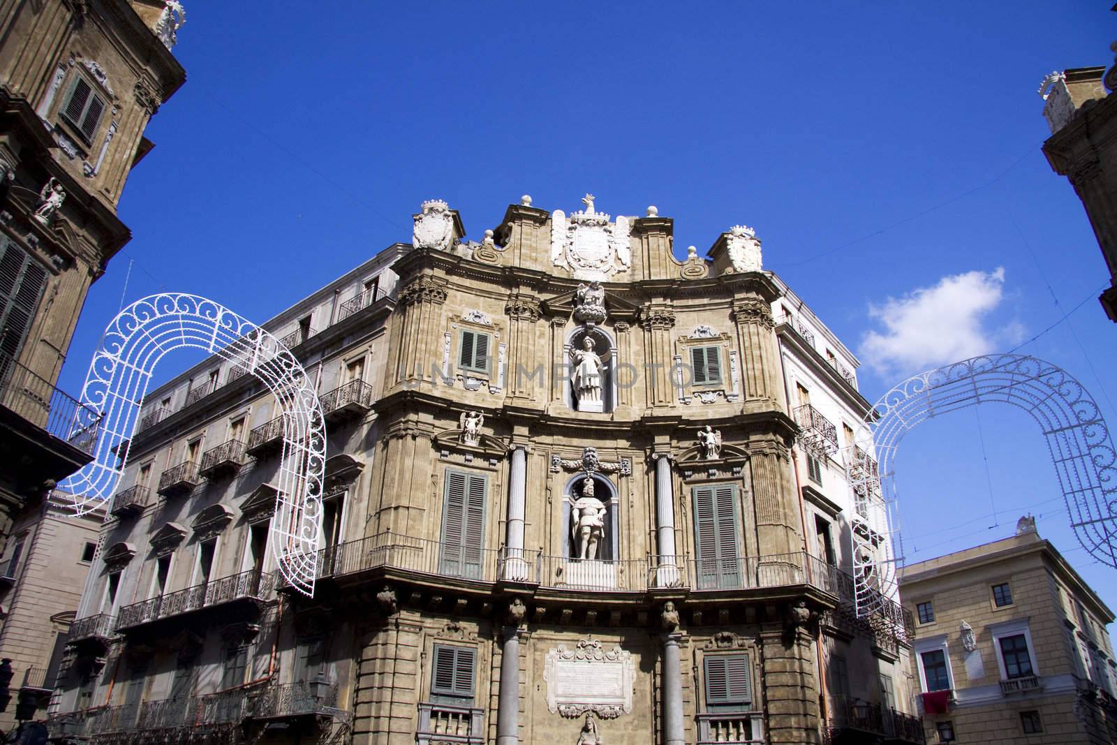 Quatro cante in Palermo - center of the city