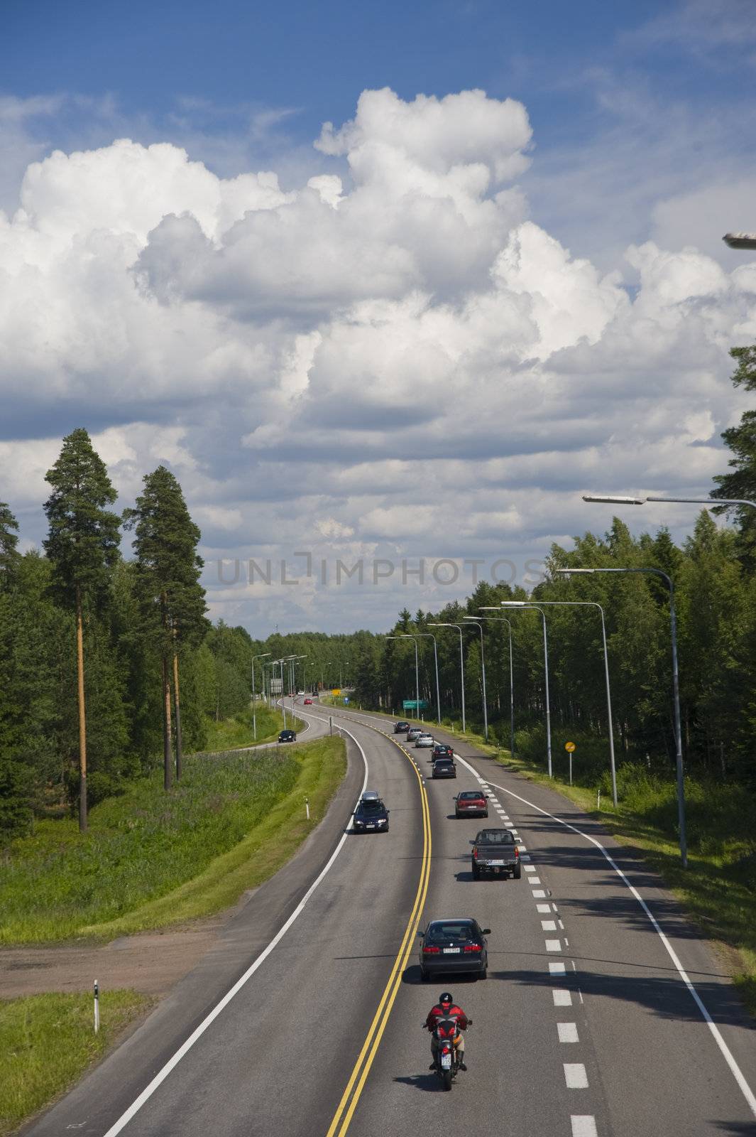 Motorway in Finland taken on July 2009