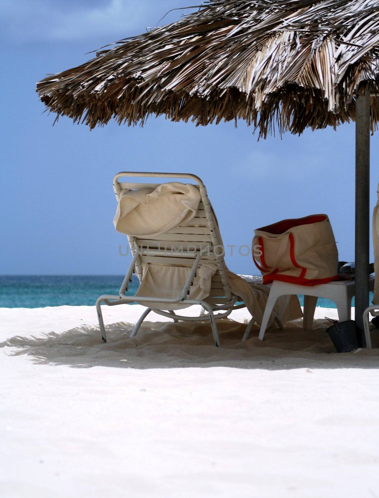 Relax on the beach on isle of Aruba