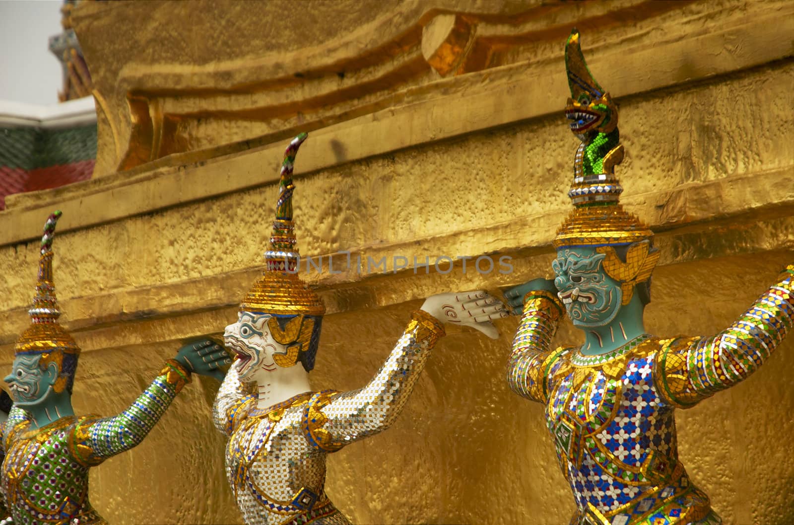 Detail at Bangkok's Imperial palace