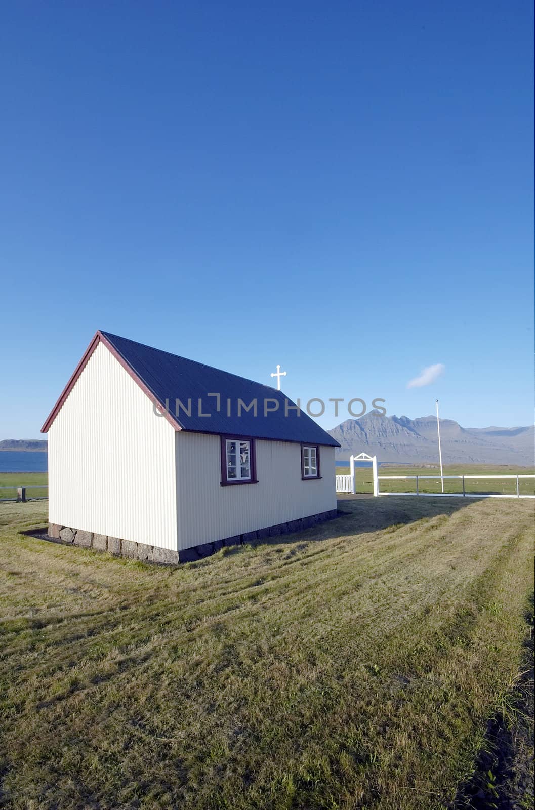 Small chapel at Icelands Eastfjords