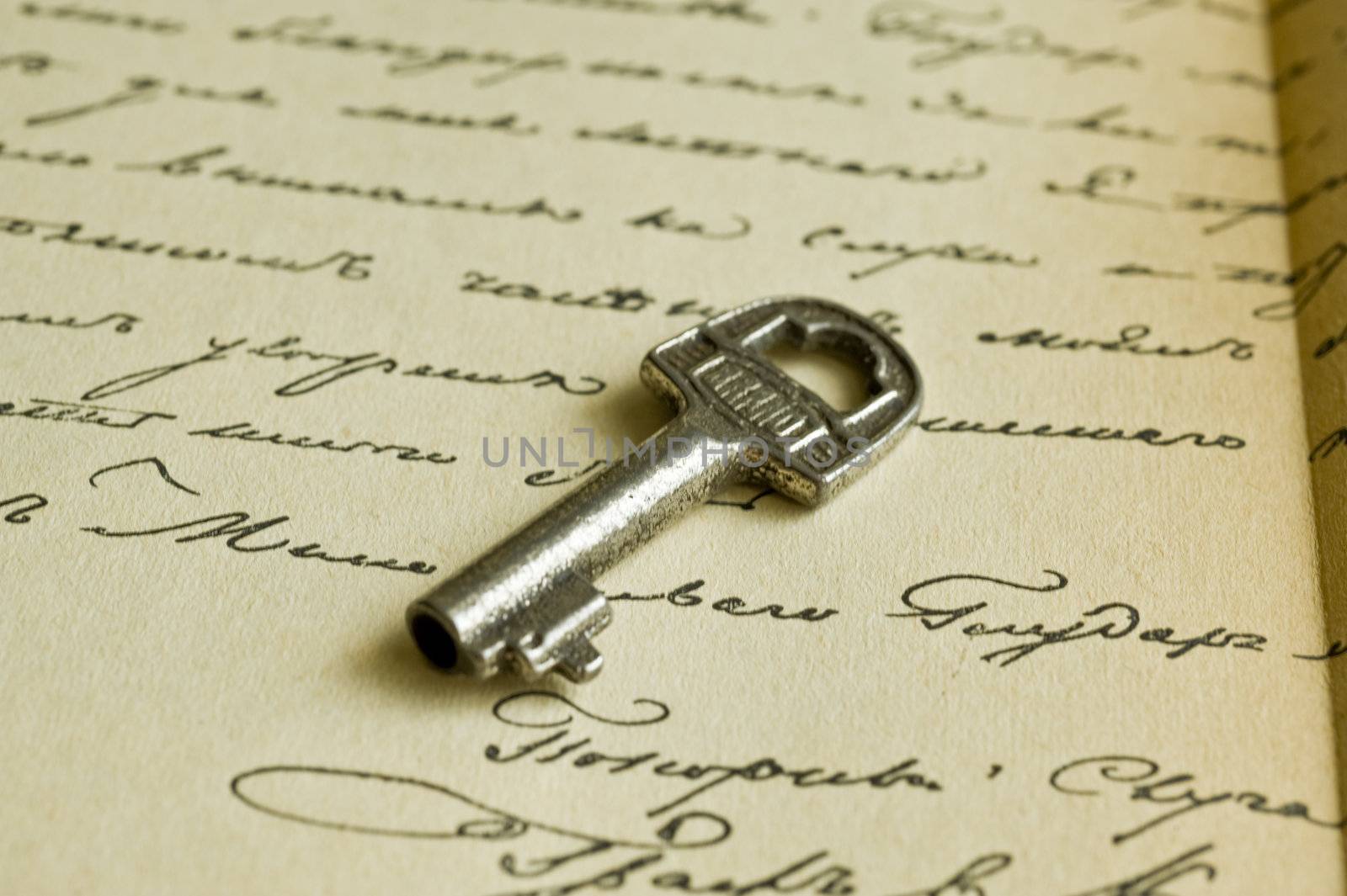 Key and old manuscript by Alenmax