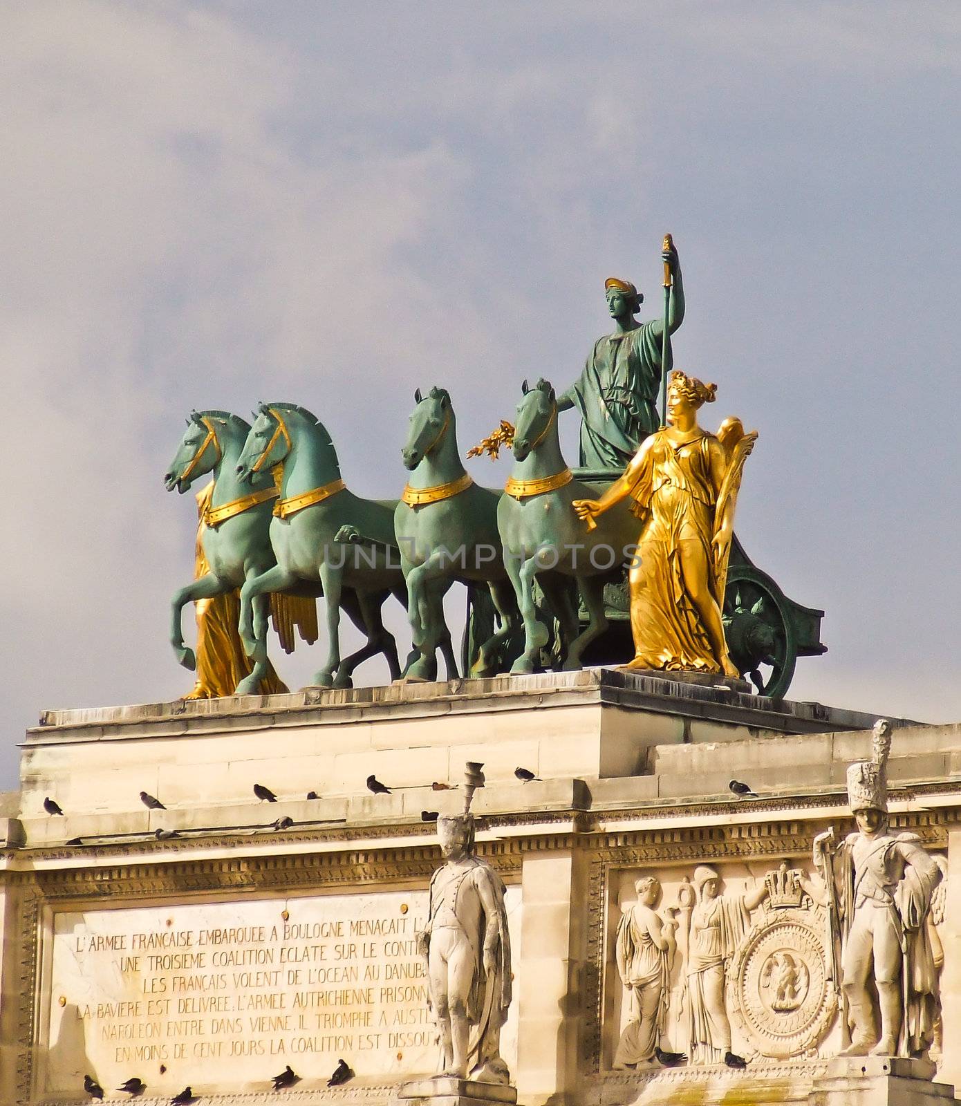 Details of the Arc de Triomphe du Carrousel