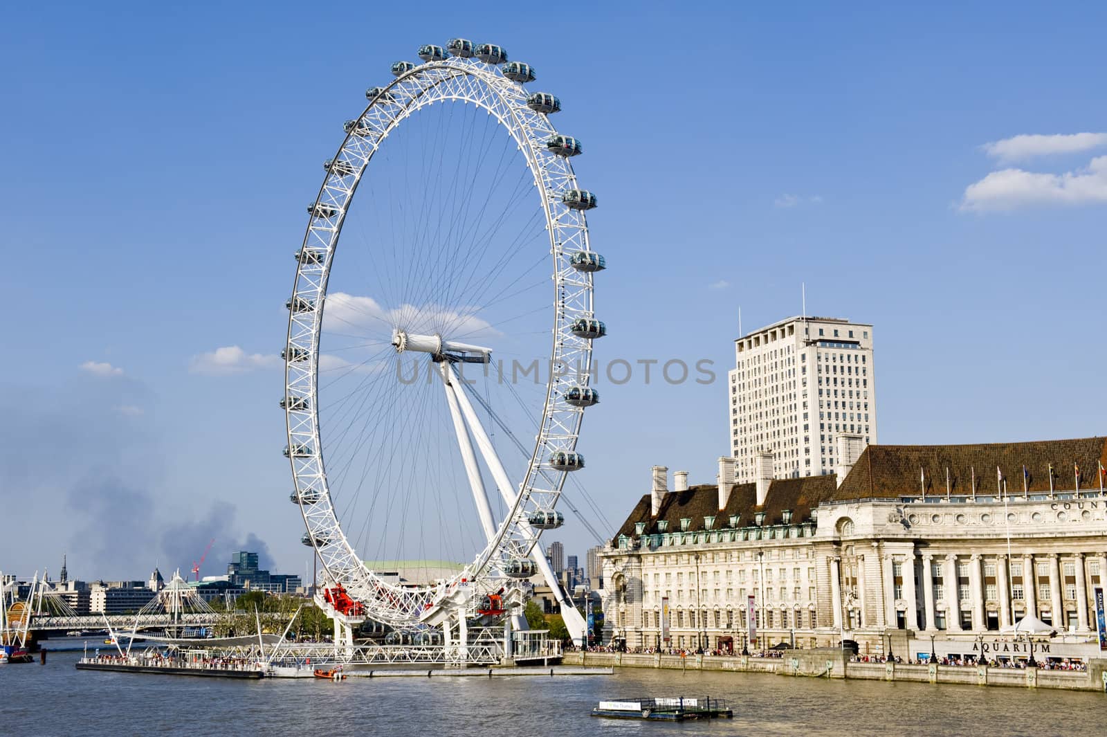 London Eye - the highest big wheel in the world. 