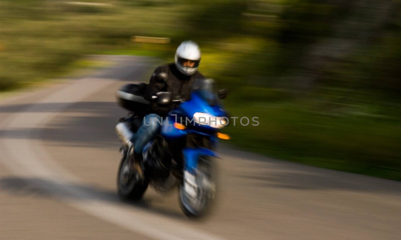 Motorcycle rider by akarelias