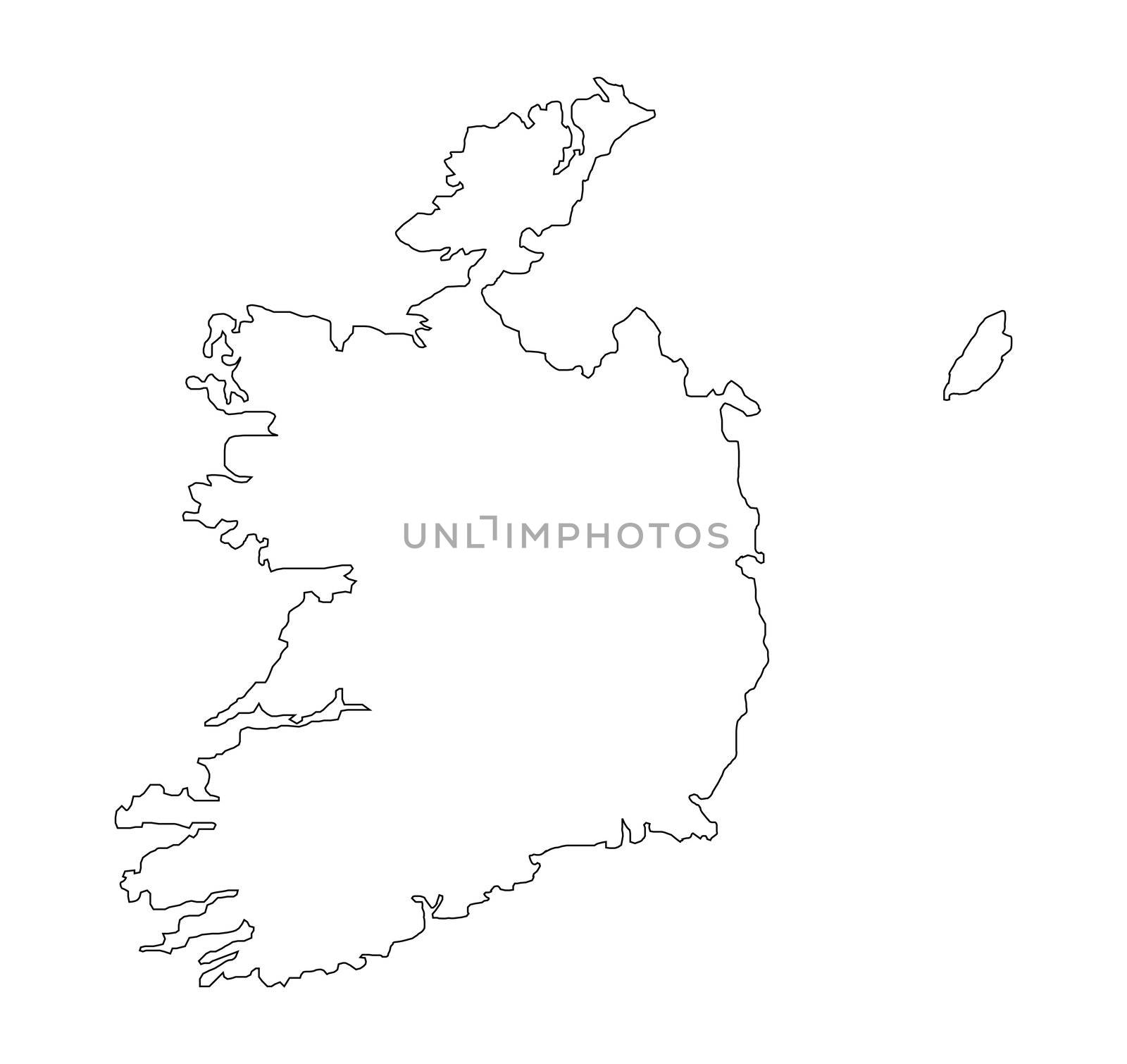 map of eire