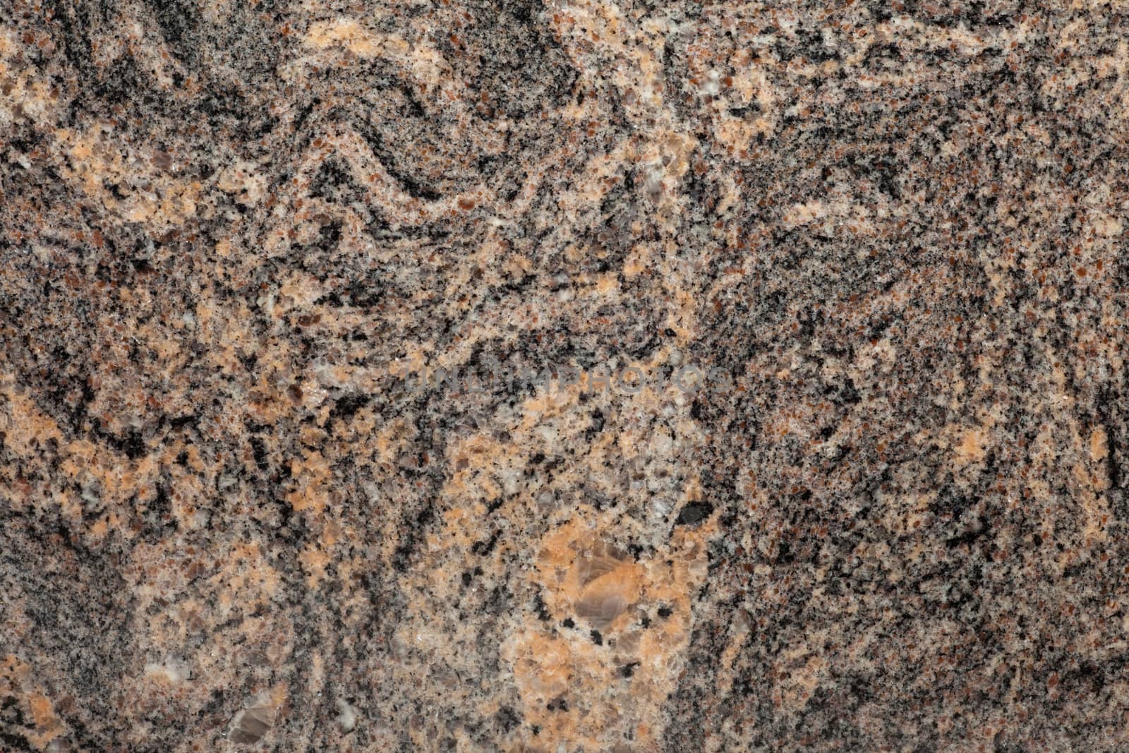 close-up of beautiful natural design of granite